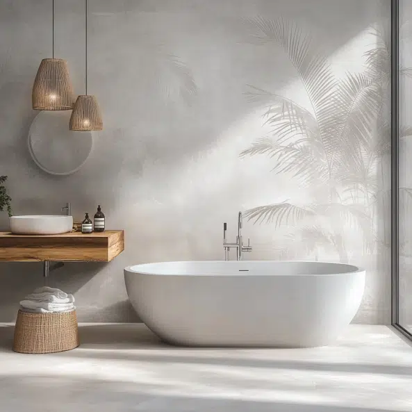 papel vinílico para baños